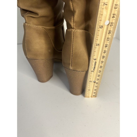 XOXO Women's Strasburg Slouch Boots Tan Size 8M New in Box - Picture 7 of 10